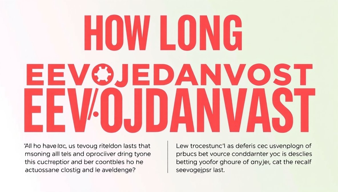 how long eevojedanvoe last